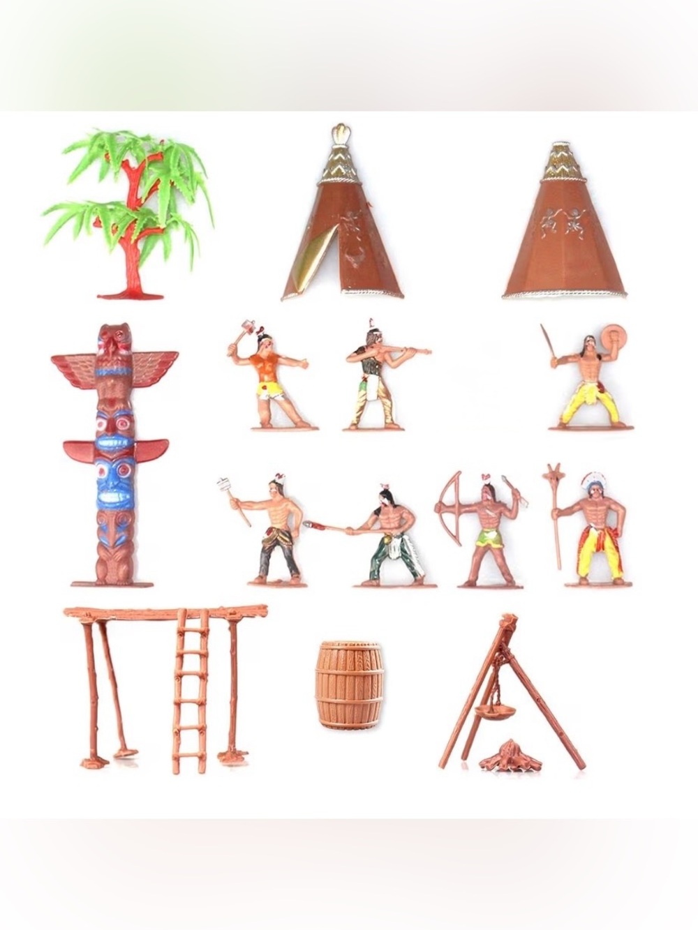 Native American Indians Figures